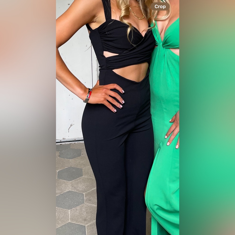 Tiger Mist Black Jumpsuit